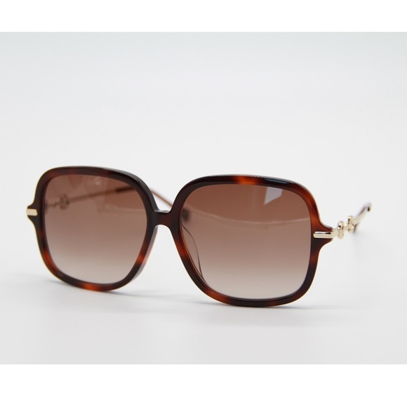 NEW GUCCI GG0884SA 002 HAVANA SQUARE SUNGLASSES GUCCI GG 0884SA BROWN - Picture 3 of 12